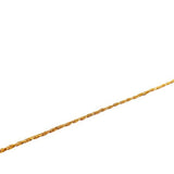 Guld & Sølv Design Figaro Armbånd I Forgyldt Sølv 8949/F