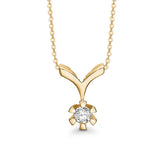 Aagaard Vedhæng i 8kt Guld med 0,03Ct Diamant   08849903-34