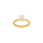 Nordahl Andersen Ring i Forgyldt Sølv med en Herkimer-diamant  10120335956