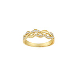 Nordahl Andersen Ring i 8kt med zirkoner  10830620300