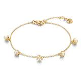 Spirit Icons Armbånd i Forgyldt Sølv med Ferskvandsperler 20712