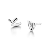 Spirit Icons Øreringe i Rhodineret Sølv  42711