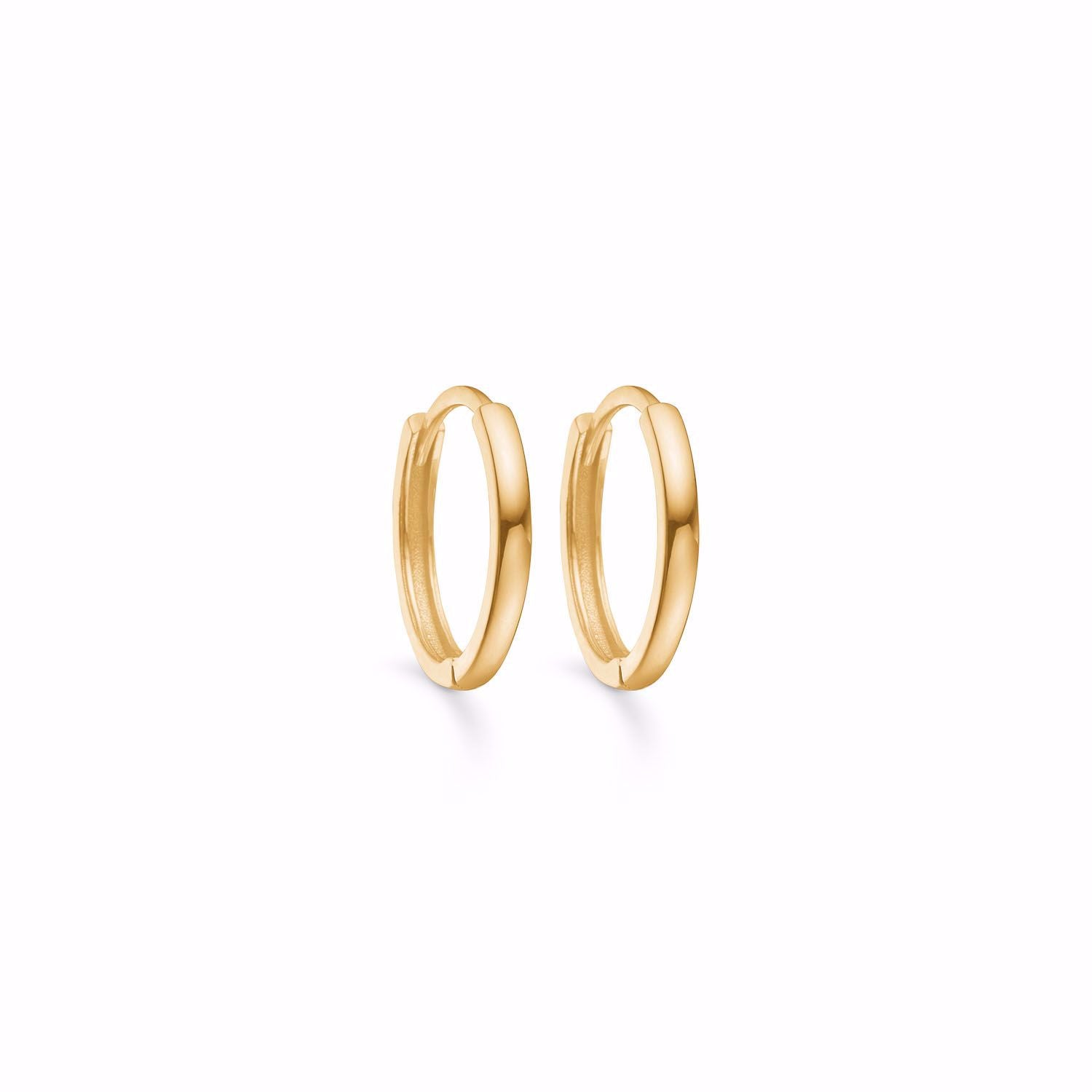 Guld & Sølv Design Øreringe i 8kt Guld Creol  5630/08