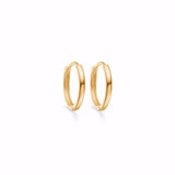 Guld & Sølv Design Øreringe i 8kt Guld Creol  5630/08