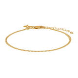 Nordahl Andersen Armbånd I Forgyldt Sølv Panser Facet 80254825900