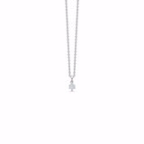 Guld & Sølv Design Vedhæng i 14kt Hvidguld med Diamanter  8321/7/14HV