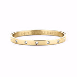 Guld & Sølv Design Armring i CO88 IP guldbelagt Stål med Zirkon  8CB-90193
