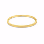 Guld & Sølv Design Armring i Stål med IP Guldbelægning 4mm Tråd 8CB-91376