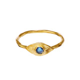 Maanesten Argos Ring i Forgyldt Sølv med Labradorit 4809A