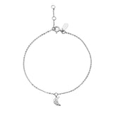 Maanesten Celestia Armbånd i Rhodineret Sølv med Zirkonia 8618C