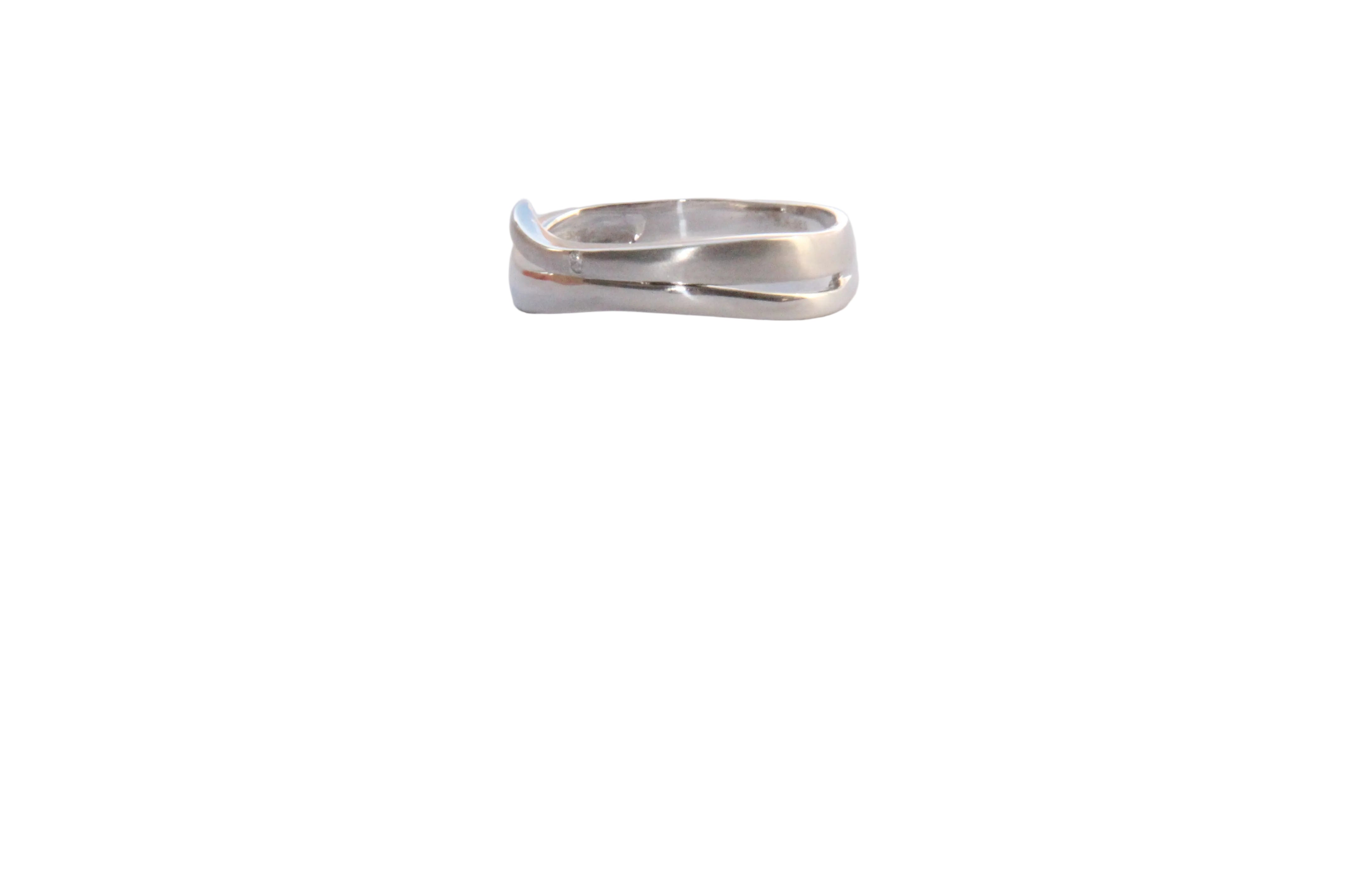 Nordahl Andersen Ring i 14kt Hvidguld med en 0,008ct Diamant 10420570600