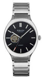 Obaku Herreur i Stål med Sort Skive og Automatik   V303GTCBSC
