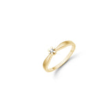 Aagaard Ring 8Kt Guld Med 0,03Ct Diamant 08649903-34
