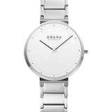 Obaku Klip Lille Brace Dameur I Stål, Safir Glas Og 4,8Mm Tykt V258Lxcisc