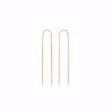 Guld & Sølv Design Ørering I Forgyldt Sølv 11387/F