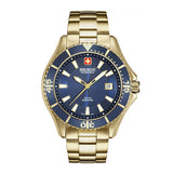 Swiss Military Ur Herre Double Stål, Safirglas, 10Atm, Og Dato 06-5296.02.003