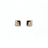 Aagaard Øreringe 8Kt Guld med Zirkon 08921328-75
