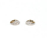 Aagaard Øreringe 8Kt Guld med Zirkon 08921674-75
