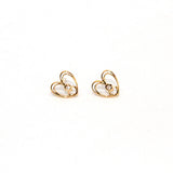 Aagaard Øreringe 8Kt Guld Med 2*0,01Ct Diamant 08942898Ø