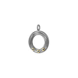 Zeezen Halskæde Med 18Kt Guld Og Blå Safir 1.723.02