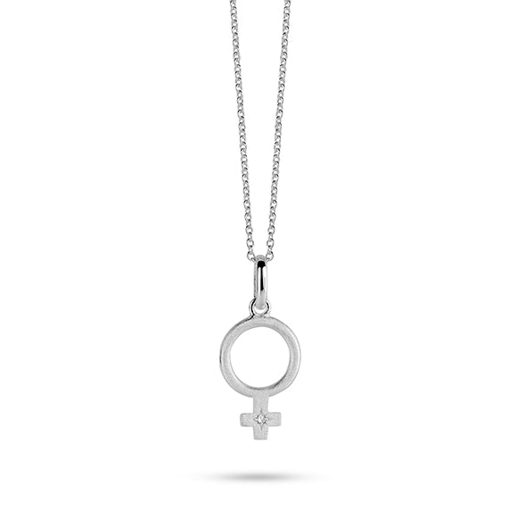 Spirit Icons She Halskæde Sølv 10551-45 0,005Ct