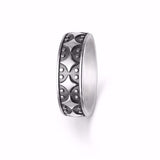 Guld & Sølv Design Ring I Sølv/Oxyderet Sølv Til Herre 2609