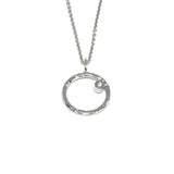 Heiring Mai Vedhæng Med 0,02Ct Diamant incl. Kæde 29-7-69Rh