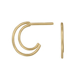 Nordahl Andersen Ørering 8Kt Guld Halv Creol 355 023 3
