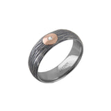 Zeezen Ring Titan 1*0,15Ct/Pkt Rosaguld 4.238.15