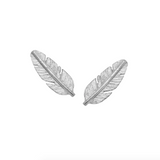 Heiring Feather Ørering Rohdineret Sølv 51-5-82_Rh