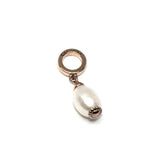 Christina Pearl Drop Rosa Forgyldt Charms Til Læderarmbånd 610-R08