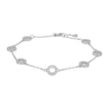 Nordahl Andersen Joanli Nor Armbånd Rhodineret Sølv Med Zirkon 80450670900