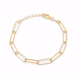 Guld & Sølv Design Seville Armbånd I Forgyldt Sølv 8968/F