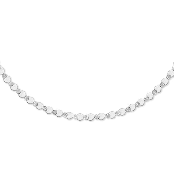 Randers Sølv Collie Sølv Mat/Blank Med Zirkon 506107
