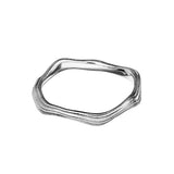 Maanesten Rita Ring I Rhodineret Sølv 4779C