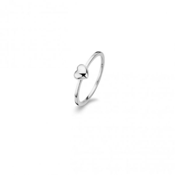 Spirit Icons Heart Ring Rhodineret Sølv 53001 | Hurtig levering