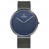 Ole Brix Obaku Herreur Stål Blå Skive V230Gxjlmj