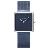 Obaku Kvadrat-Arctic Dameur I Stål V236Lxhlml