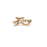 Christina In Love Forgyldt Charms Incl. Læderarmbånd In Love 630-G31